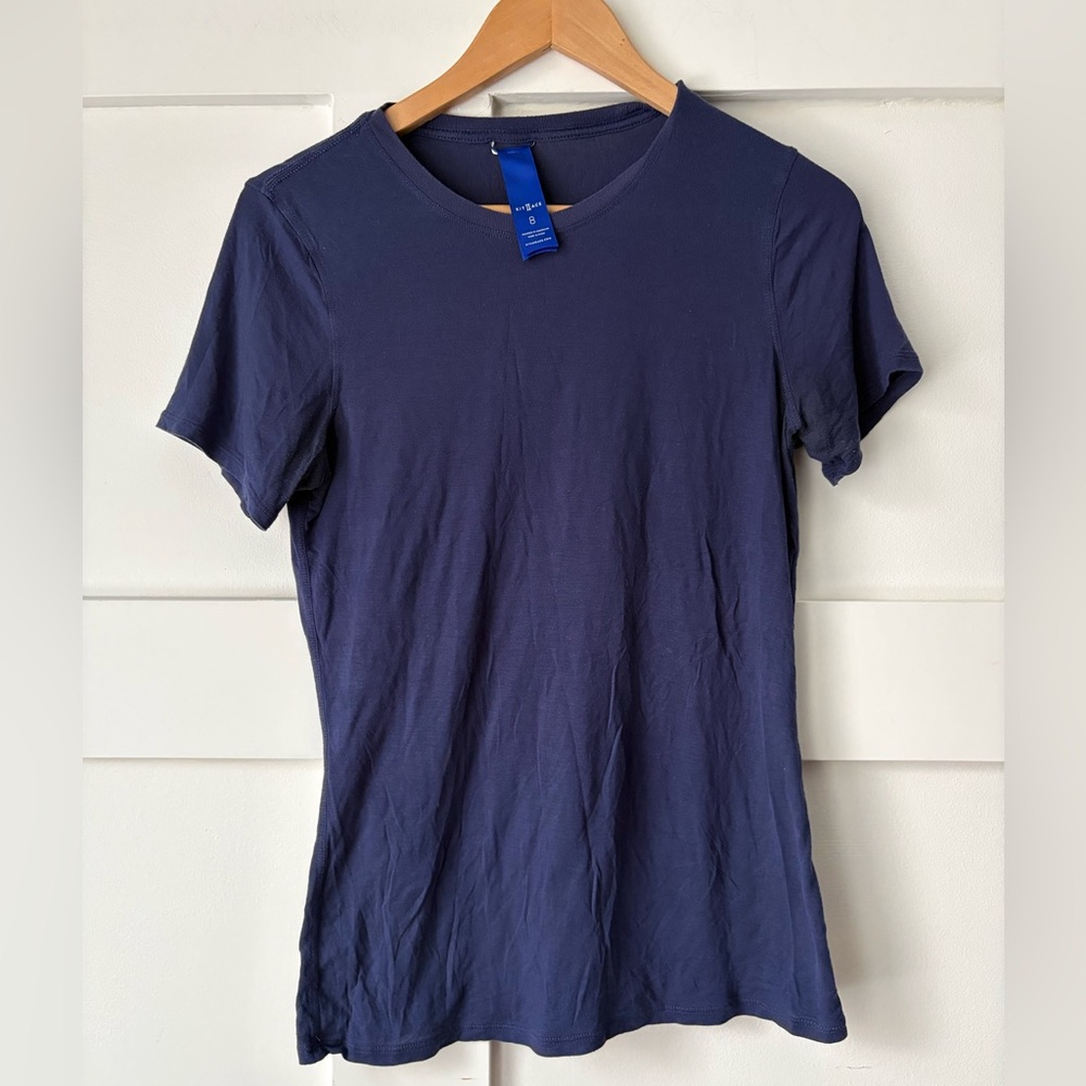 Kit and Ace • Modal and Silk Blend Tee • Size 8